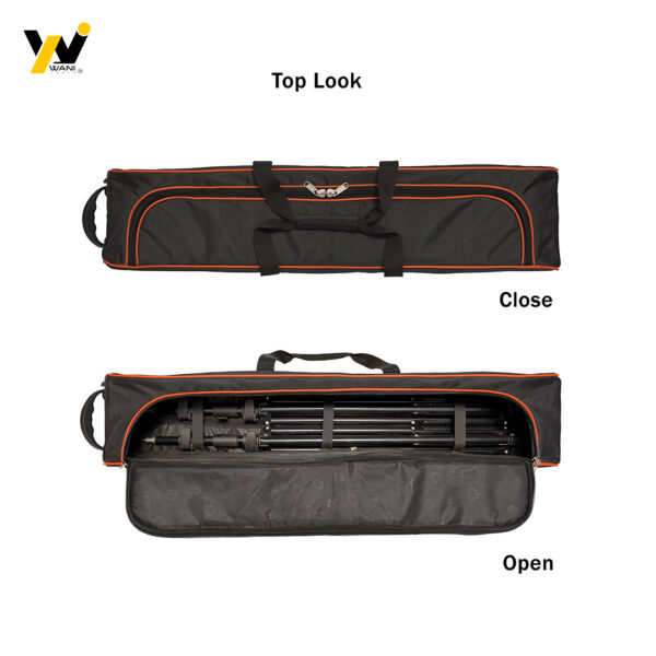 Porta Trolley Bag | for 7 to 9 feet Stand | Orange Color | WaniIndia - Image 3