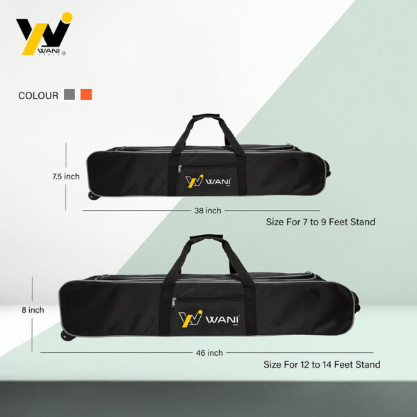 Porta Light Trolley Bag | for 12 to 14 feet stand | Grey Color | Wani India
